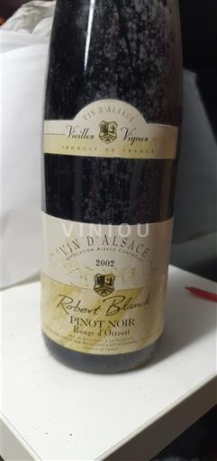 Алзас Аласас Robert Blanck Vieilles Vignes 2002