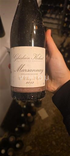 Vin Rouge sec Les Champs Perdrix Ghislain Kohut 2013 France Bourgogne Marsannay AOC