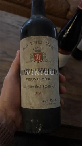 Bordeaux Moulis-en-Médoc Château Poujeaux 1959