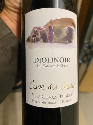 Valais E paspecifikuar Cave des Oasis Diolinoir Les Coteaux de Sierre Jo Viti