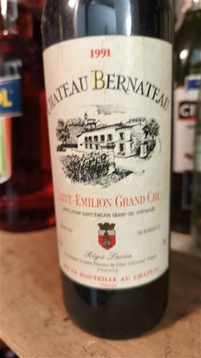 Bordeaux Saint-Émilion Grand Cru Château Bernateau 1991