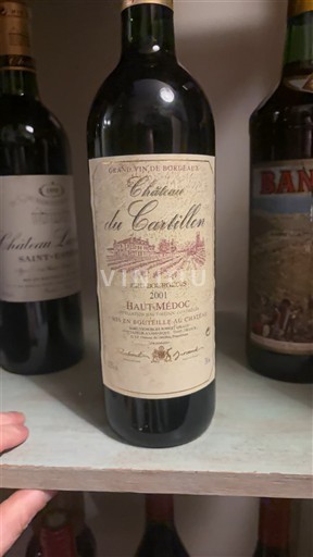 Bordoja Haut-Médoc Château Cartillon 2001