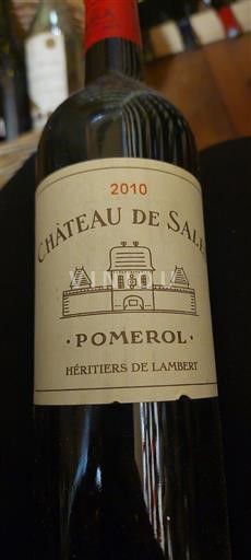 Bordeaux Pomerol Château Sales 2010