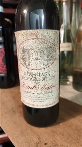 Bordeaux Haut-Médoc L'Ermitage de Chasse-Spleen 1986
