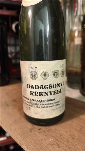 Badacsony Badacsonyi Kéknyelu Termese es palavkozasa 1990