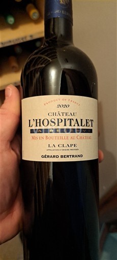 Лангедок La Clape Château L'Hospitalet Réserve 2020