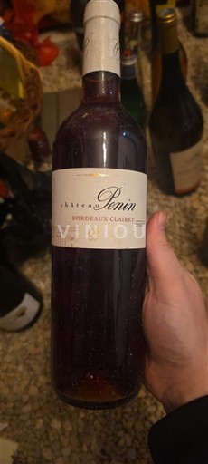Bordoja Bordeaux clairet Château Penin 2017