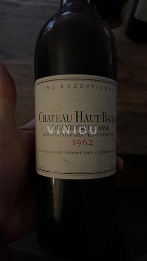 Bordeaux Pessac-Léognan Château Haut-Bailly 1962