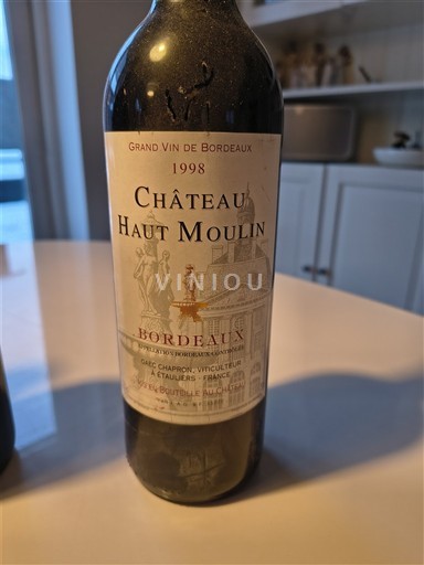 Bordo Château Haut Moulin 1998