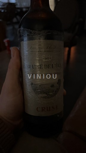 Bordeaux Pomerol Domaine L'Eglise 1964