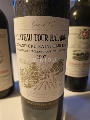 Bordoja Saint-Émilion Grand Cru Grand Cru Château Tour Baladoz 1997