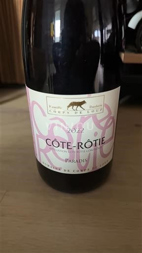 Lugina e Ronës Côte-rôtie Domaine Corps de Loup Paradis 2022