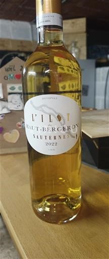 Bordeaux Sauternes Haut-Bergeron L'Ilot 2022