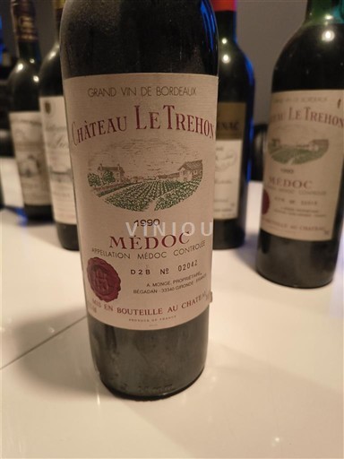 Bordeaux Médoc Château Le Tréhon 1990