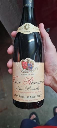 Borgogna Vosne-Romanée Capitain-Gagnerot Aux Raviolles 2018