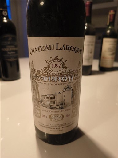 Bordoja Saint-Émilion Grand Cru Grand Cru Château Laroque 1992