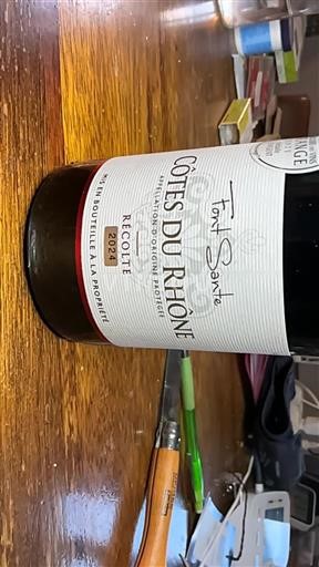 Рона долина Кот дю Рон Font Sante 2024