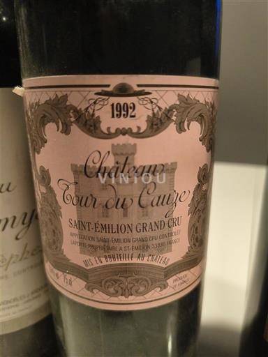 Bordeaux Saint-Émilion Grand Cru Grand Cru Château Tour du Cauze 1992