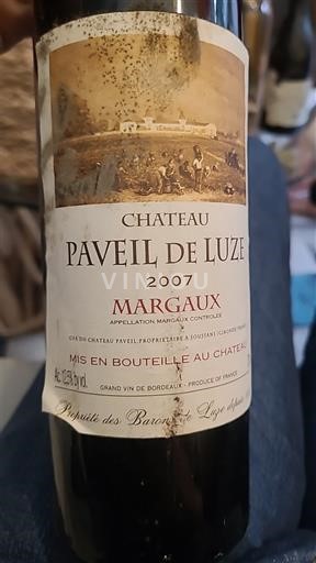 Bordeaux Margaux Château Paveil de Luze 2007