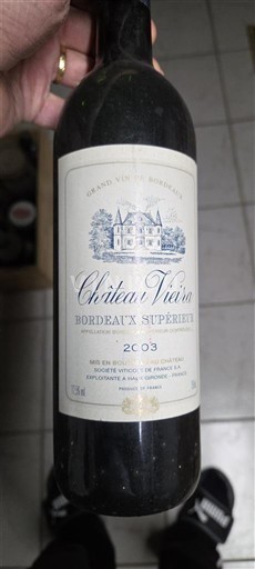 Burdeos Bordeaux superior Château Vieil 2003