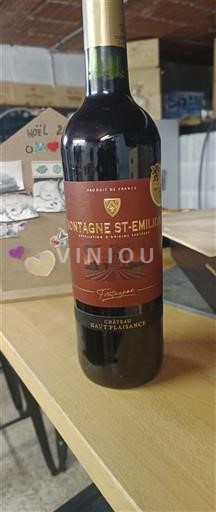 Bordo Montanja Sen Emilion Château Haut Plaisance 2023