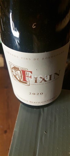Burgundi Fixin Domaine Berthaut-Gerbet 2020