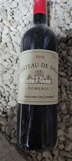 Bordeaux Pomerol Château Sales 2018