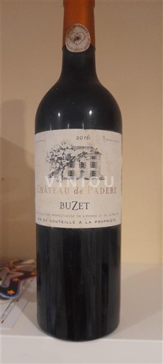 Sørvest Buzet Château Padère 2016