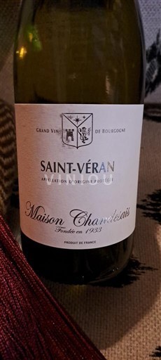 Vini Blanc sec Maison Champdevaux 2023 Francia Borgogna Saint-Véran AOC