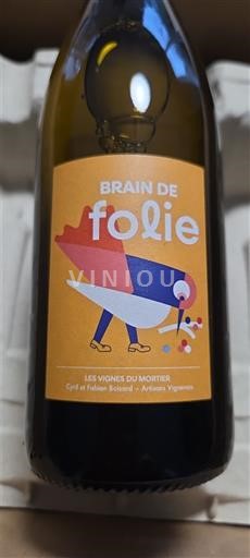 Víno Blanc sec Brain de Folie Les Vignes du Mortier Non millésimé Francie Údolí Loiry Nespecifikováno AOC