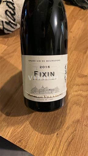 Bourgogne Fixin Heritières de Villamont 2016