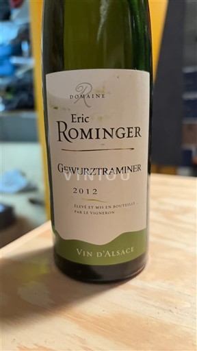 Алзас Аласас Domaine Eric Rominger 2012