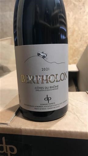 Vale do Ródano Côtes-do-Ródano Domaine Parret Bertholon 2021