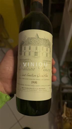 Bordoja Saint-Émilion Grand Cru Château Piney 1981