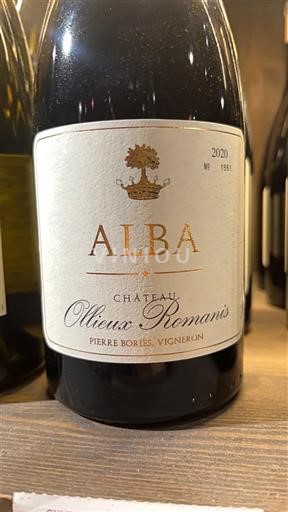 Languedoc Corbières Château Ollieux Romanis Alba 2020