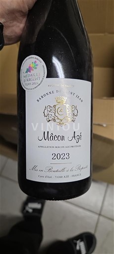 Burgundija Макон и макон-села Baronne de Saint Jean 2023