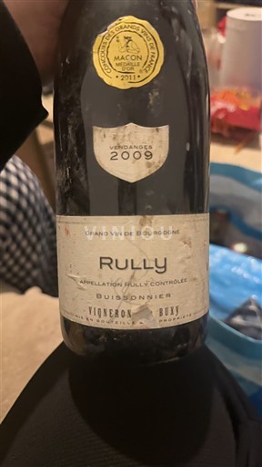 Bourgogne Rully Vigneron Dury Buissonnier 2009