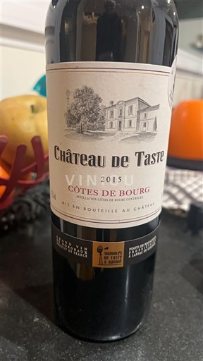 Bordoja Côtes-de-bourg Château Taste 2015