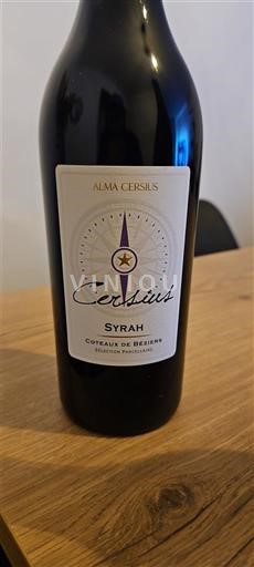 Lengdok dhe Rusionjë Coteaux të Béziers Alma Cersius Cersius Syrah 2024
