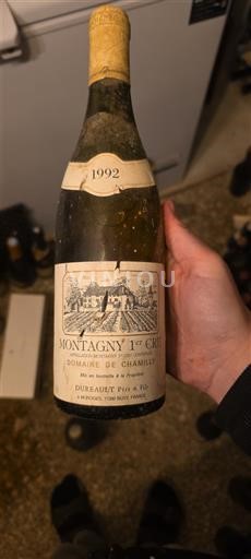 Burgundi Montagny Premier Cru Domaine Chamilly 1992