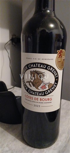 Bordoja Côtes-de-bourg Château Vieux Château Grenet 2023