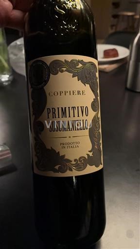 Apulija Саленто Coppiere Primitivo Susumaniello 2024