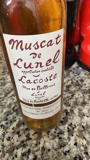 Languedok Muscat-de-Lunel Lacoste Mas de Bellevue Jo Viti