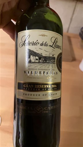 Kastilja-Mança Valdepenas Señorío de los Llanos Gran Reserva 2006