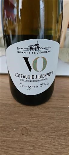 Lugina e Luarës Coteaux-du-giennois Domaine L'Épineau VO 2024