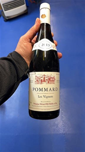 Burgundi Pommard Domaine Michel Prunier et Fille Les Vignots 2013