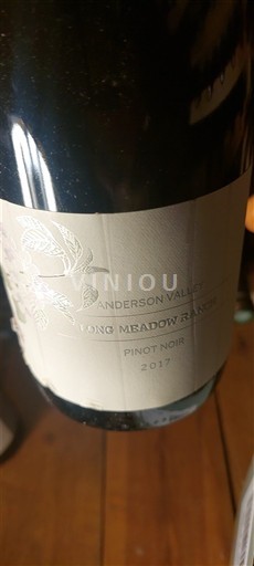 AVA kaliforniane Lugina e Andersonit Long Meadow Ranch 2017