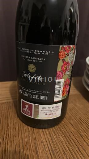 La Rioja Rioja Arabarte 2012