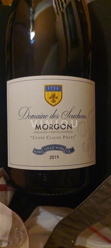 Beaujolais Morgon Domaine Souchons Claude Pillot 2019