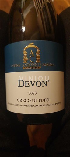 Kampania Greco di Tufo Cantine Antonio Caggiano Devon 2023